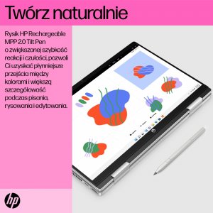 Laptop HP Laptop HP Pavilion X360 14-ek0104nw / 712B6EA / Intel Core i7 / 16GB / 512GB SSD / Intel Xe / FullHD / Win 11 / Dotyk / Srebrny 17