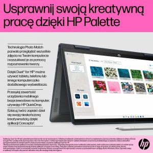 Laptop HP Laptop HP Pavilion X360 14-ek0104nw / 712B6EA / Intel Core i7 / 16GB / 512GB SSD / Intel Xe / FullHD / Win 11 / Dotyk / Srebrny 23