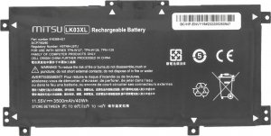 Bateria Mitsu Bateria LK03XL do HP X360 15-BP BQ CN 17-AE BW CE 8