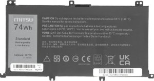Bateria Mitsu Bateria 357F9 do Dell Inspiron 5577 7557 6600mAh 8