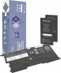 Bateria Mitsu Bateria do Lenovo ThinkPad X1 Carbon 14 gen 2 3 1