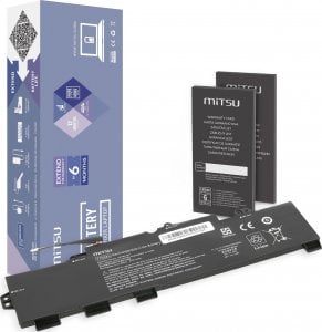 Bateria Mitsu Bateria TT03XL do HP EliteBook 755 850 G5 850 G6 1