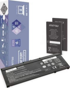 Bateria Mitsu Bateria SR03XL do HP Gaming 15 17 Omen 15-DC 1