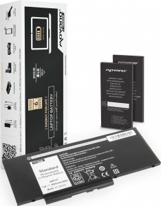 Bateria Movano Premium Bateria 6MT4T 7V69Y K3JK9 do Dell E5470 E5570 7.6v 1