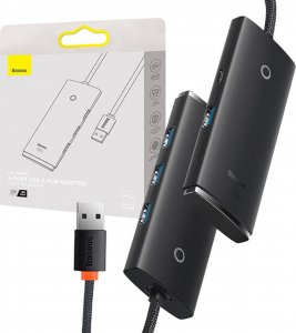 HUB USB Baseus HUB USB 4-portowy USB-A 25CM (25CM) 1