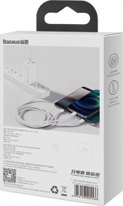 Kabel USB Baseus USB-A - USB-C + microUSB + Lightning 1 m Biały (P10320105221-00) 14