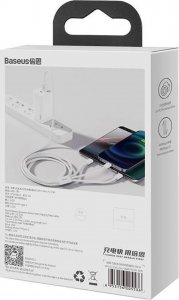 Kabel USB Baseus USB-A - USB-C + microUSB + Lightning 1 m Biały (P10320105221-00) 20