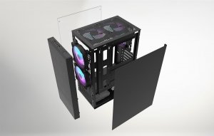 Obudowa Darkflash A290 + 3 wentylatory czarna 8