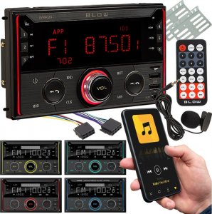 Radio samochodowe Blow AVH-9620 2DIN RDS RGB 7