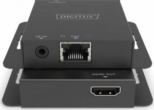 System przekazu sygnału AV Digitus Przedłużacz/Extender HDMI 4K 30Hz 70m po skrętce Cat.5e/6/7/8 HDCP 1.4 EDID IR PoC, zestaw 4