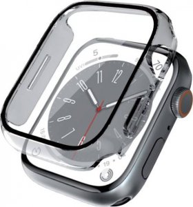 Crong Crong Hybrid Watch Case - Etui ze szkłem Apple Watch 45mm (Clear) 1