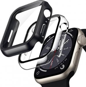 Crong Crong Hybrid Watch Case - Etui ze szkłem Apple Watch 44mm (Clear) 4