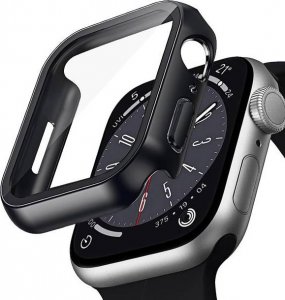 Crong Crong Hybrid Watch Case - Etui ze szkłem Apple Watch 41mm (Black) 5