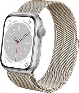 Crong Crong Milano Steel – Pasek ze stali nierdzewnej do Apple Watch 38/40/41 mm (szampański) 3