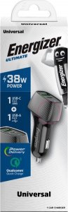Ładowarka Energizer Energizer Ultimate - Ładowarka samochodowa USB-C & USB-A 38W PD + QC3.0 (Czarny) 6