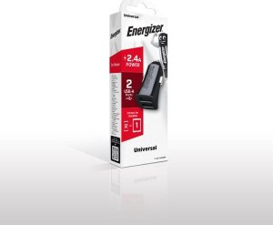 Ładowarka Energizer Energizer Classic - Ładowarka samochodowa 2x USB-A 2.4A 12W (Czarny) 4