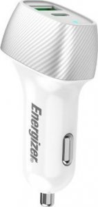 Ładowarka Energizer Energizer Ultimate - Ładowarka samochodowa USB-C & USB-A 38W PD + QC3.0 (Biały / Srebrny) 3