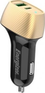 Ładowarka Energizer Energizer Ultimate - Ładowarka samochodowa USB-C & USB-A 38W PD + QC3.0 (Złoty / Czarny) 2