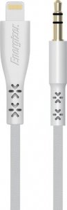 Kabel USB Energizer Lightning - mini Jack 3.5 mm 1.5 m Biały (C41ROJALIHT) 1