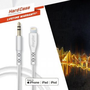 Kabel USB Energizer Lightning - mini Jack 3.5 mm 1.5 m Biały (C41ROJALIHT) 4