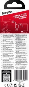 Kabel USB Energizer USB-A - microUSB 1.2 m Czarny (C610MGBK) 4
