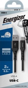 Kabel USB Energizer USB-A - USB-C 2 m Czarny (C520CKBK) 3