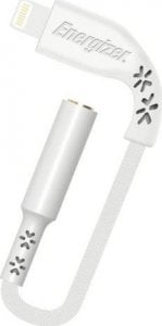 Adapter USB Energizer Energizer HardCase - Adapter audio Lightning do jack 3,5 mm certyfikat MFi 11 cm ROW (Biały) 1