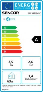 Klimatyzator Sencor SAC MT1240C + WiFi 19