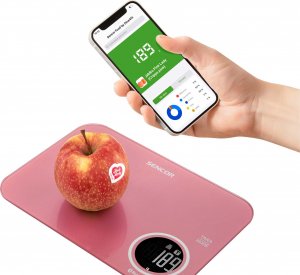 Waga kuchenna Sencor SKS 7074RD z Bluetooth 4