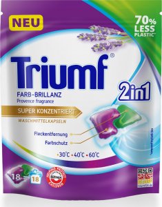 TRIUMF Kapsułki do prania TRIUMF Farb-Brillanz 18 szt 1
