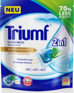 TRIUMF Kapsułki do prania TRIUMF Ultra Weiss 30 szt 1