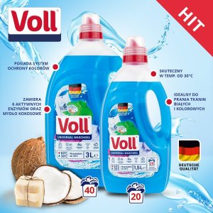 Voll Żel do prania VOLL Universal 20 Prań 1,5 L 2
