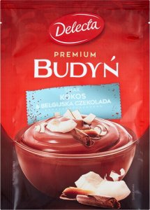 Delecta Budyń DELECTA Premium o smaku kokos i belgijska czekolada 47 g 1