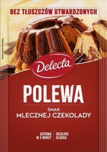 Delecta Polewa DELECTA smak mlecznej czekolady 100 g 1