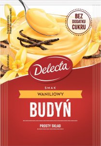 Delecta Budyń waniliowy DELECTA bez cukru 40 g 1