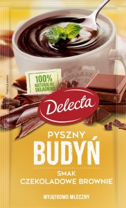Delecta Budyń DELECTA o smaku czekoladowego brownie 43 g 1