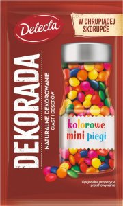 Delecta Posypka kolorowa DELECTA Dekorada mini piegi 35 g 1
