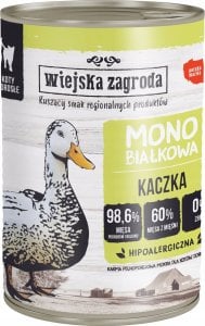 Wiejska Zagroda Karma mokra dla kota WIEJSKA ZAGRODA Monobiałkowa kaczka 400 g 1