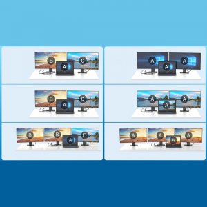 HUB USB Choetech Adapter 12w1 Choetech HUB-M26 USB-C do USB-C+ USB-A+ HDMI+ VGA+ AUX+ SD+ TF (szary) 6