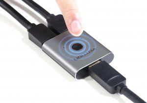 Adapter AV Vention HDMI - HDMI x2 srebrny (AFUH0) 4