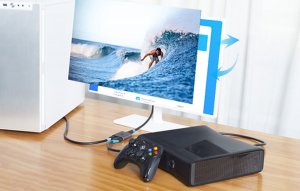 Adapter AV Vention HDMI - HDMI x2 srebrny (AFUH0) 5