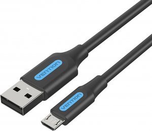 Kabel USB Vention USB-A - microUSB 1 m Czarny (COLBF) 1