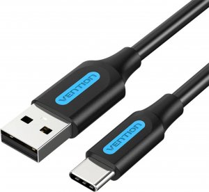 Kabel USB Vention USB-A - USB-C 1 m Czarny (COKBF) 1