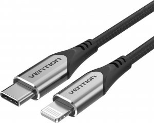 Kabel USB Vention USB-C - Lightning 1.5 m Czarny (TACHG) 1