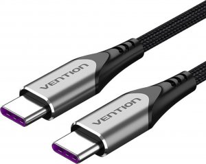 Kabel USB Vention USB-C - USB-C 1 m Czarny (TAEHF) 1