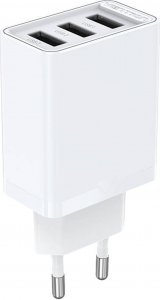 Ładowarka Vention Ładowarka sieciowa 3x USB Vention FEAW0-EU, 2.4A, 12W (biała) 1