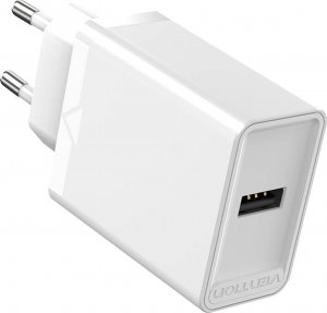 Ładowarka Vention Ładowarka sieciowa EU USB-A Vention FAAW0-EU 12W, 2.4A, (biała) 1