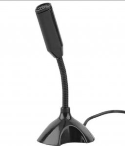 Mikrofon Aptel MINI MIKROFON USB A ze Statywem do Laptopa Notebooka PC czarny AK247 3