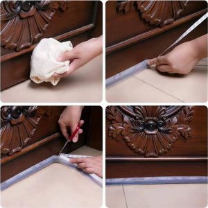 Aptel TAŚMA USZCZELNIAJĄCA do Drzwi i Okien Wygłuszająca 500cm przezroczysta AG912 5