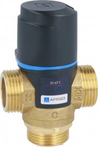 Afriso Termostatyczny zawór mieszający ATM 561, DN20, G1", 2043C, Kvs 2,5 m3/h AFRISO 1256110 1